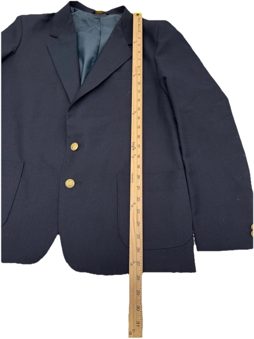 Class Club Boys Navy Blue Blazer with Gold Buttons - Picture 3 of 12